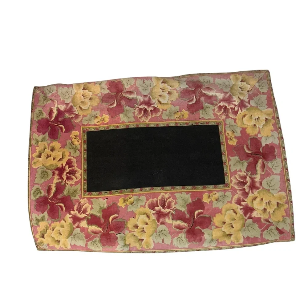 April Cornel Vintage 90s mixed floral patterns standard pillow cover